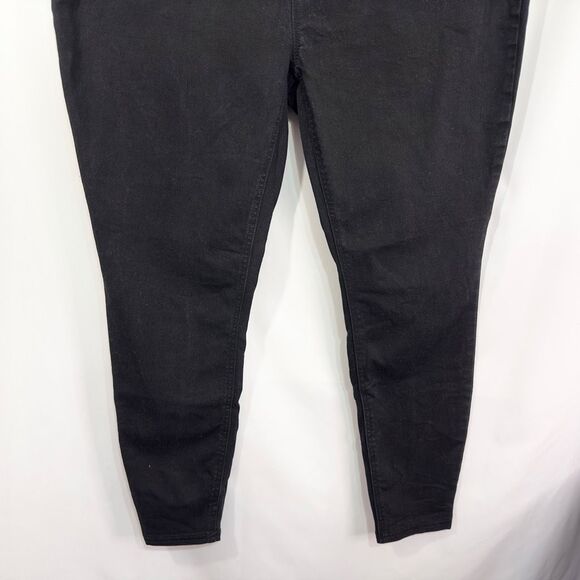 Terra Sky Plus Size 1X Skinny Jeans 16W 18W Jeggings Black Pull‎ On Stretch 466 - Picture 4 of 8